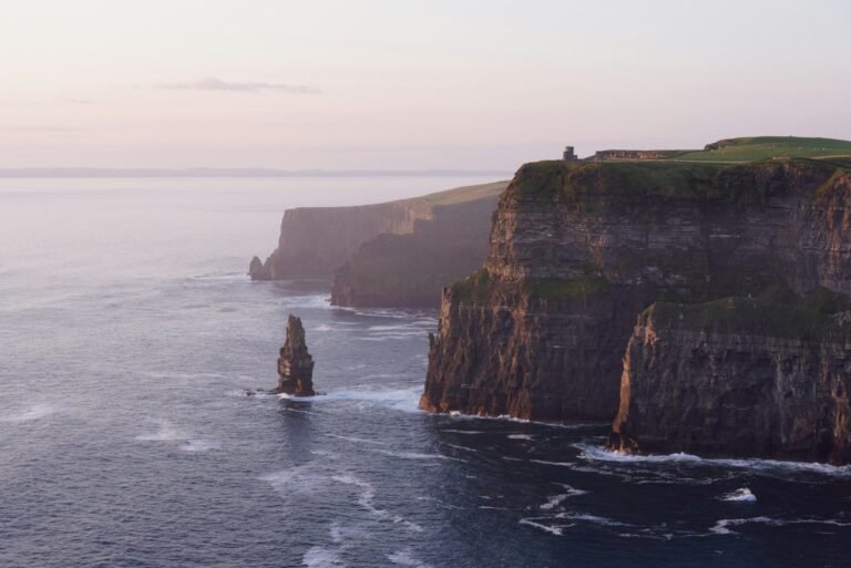 Sea stack at the Cliffs of Moher