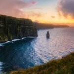 Cliffs of Moher at sunset